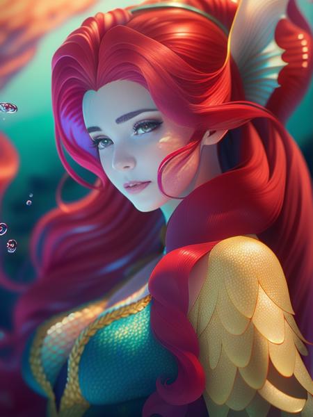 02423-3305041585-little mermaid, red hair, long hair, mermaid, mermaid tail, underwater, masterpiece, detailed, portrait, octane render, highly d.png